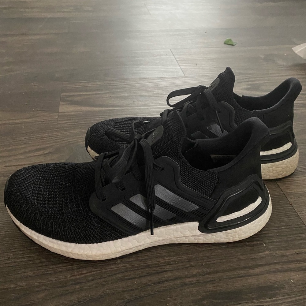Black adidas shoes
